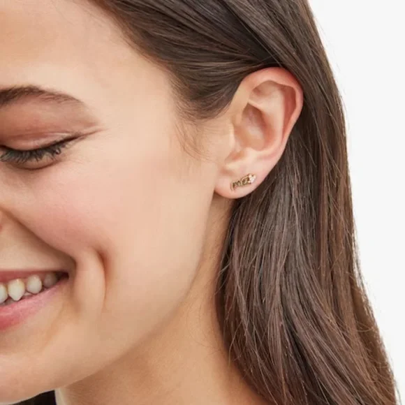 KATE SPADE • Love You, Mom Mama Earrings - Picture 2 of 3